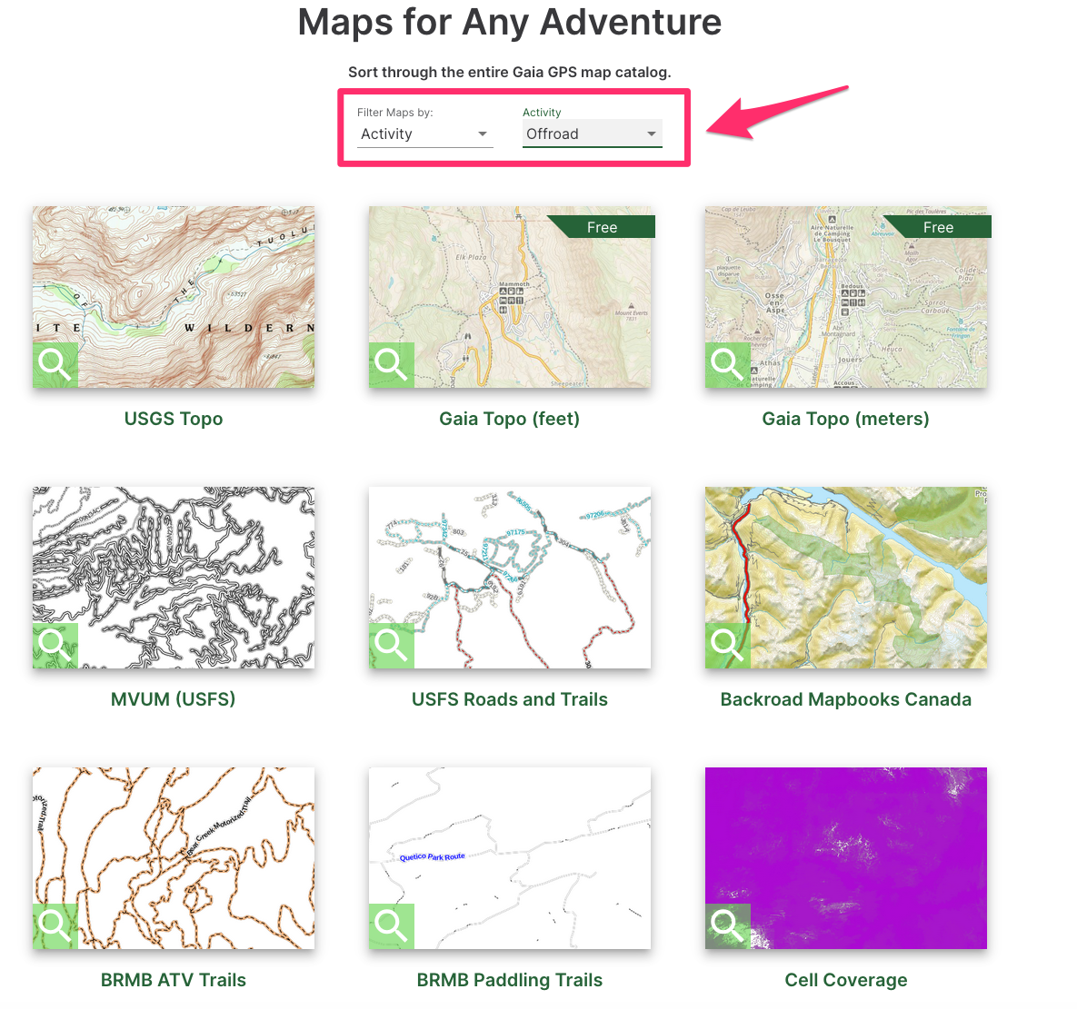 backroad gps maps free download