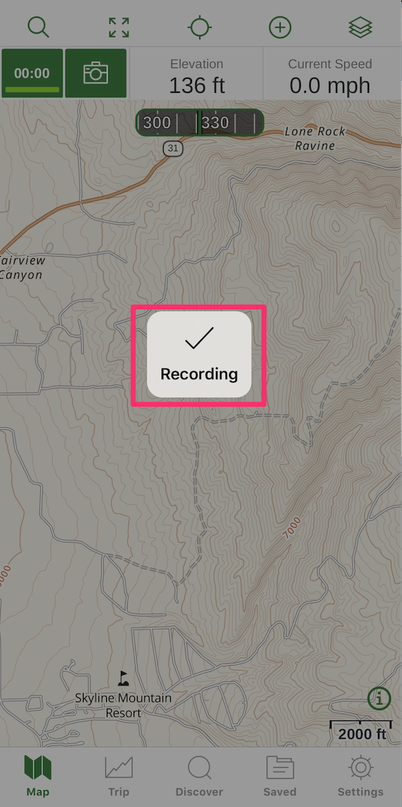 Record and Resume Tracks Gaia GPS