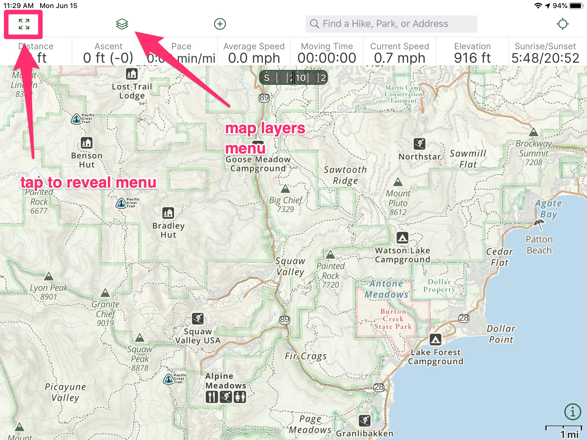 Gaia GPS for iPad Users Gaia GPS