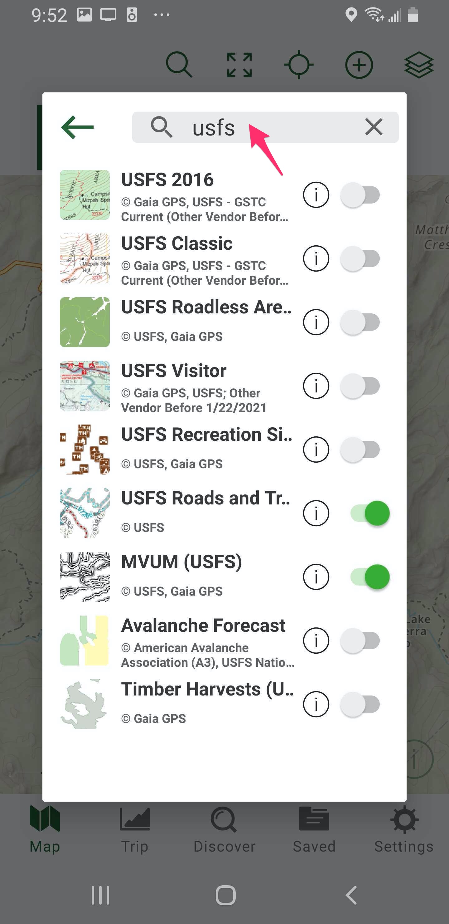 Map Sources App 